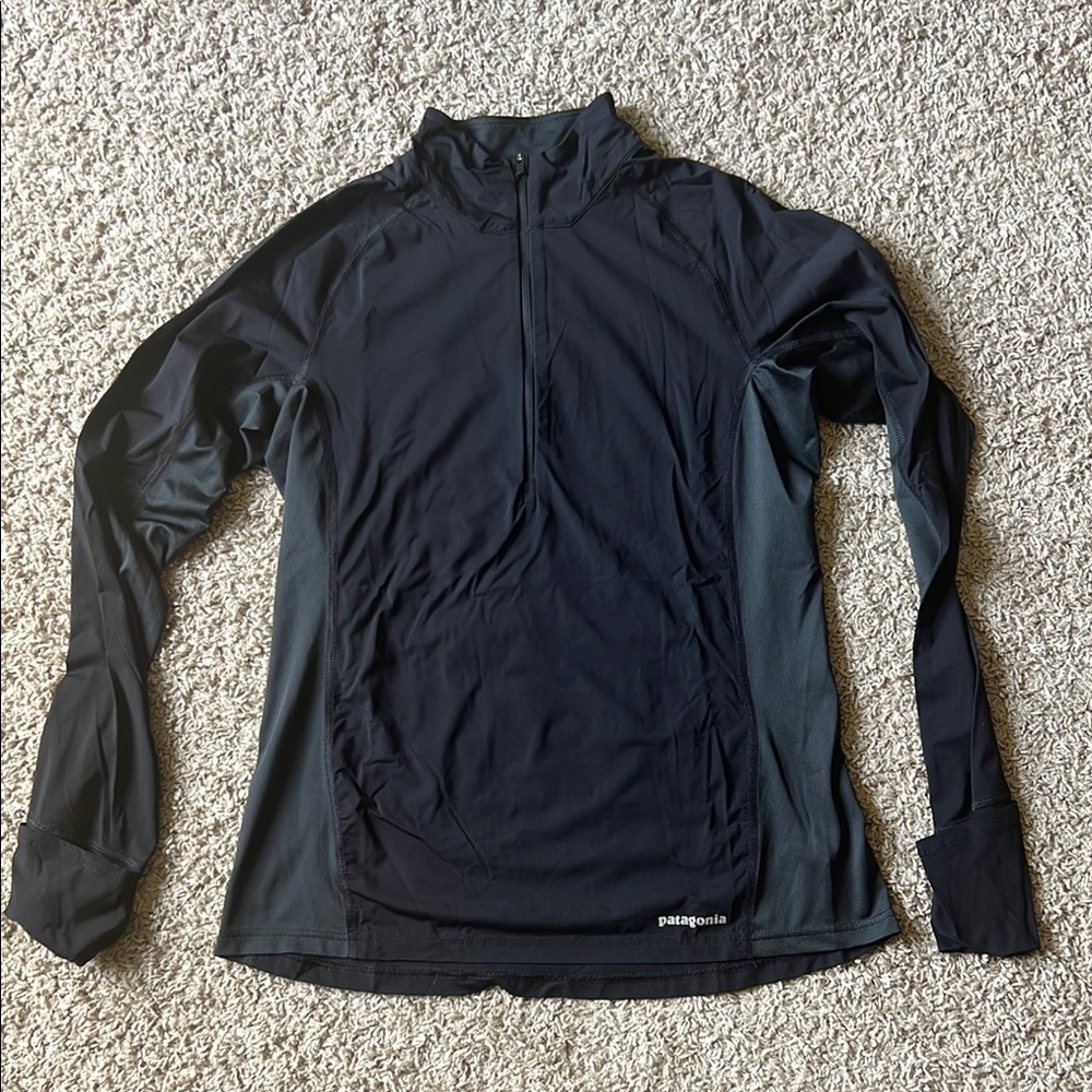 Patagonia Midnight Black Quarter-Zip Pullover